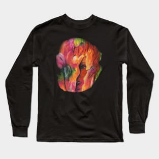 Blending In Cropped Long Sleeve T-Shirt